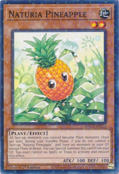 Naturia Pineapple (Duel Terminal) (HAC1-EN118) [Hidden Arsenal: Chapter 1]