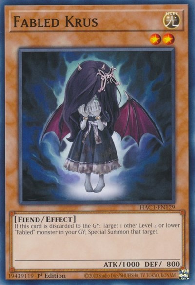 Fabled Krus (HAC1-EN129) [Hidden Arsenal: Chapter 1]