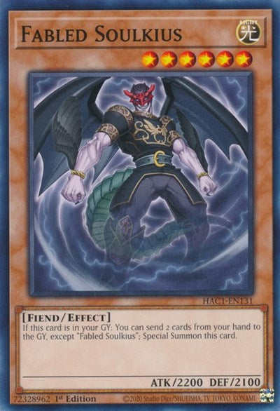 Fabled Soulkius (HAC1-EN131) [Hidden Arsenal: Chapter 1]