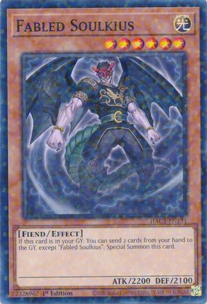 Fabled Soulkius (Duel Terminal) (HAC1-EN131) - Hidden Arsenal: Chapter 1 1st Edition