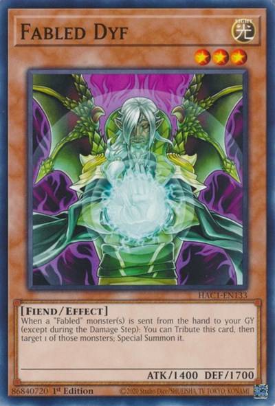 Fabled Dyf (HAC1-EN133) [Hidden Arsenal: Chapter 1]