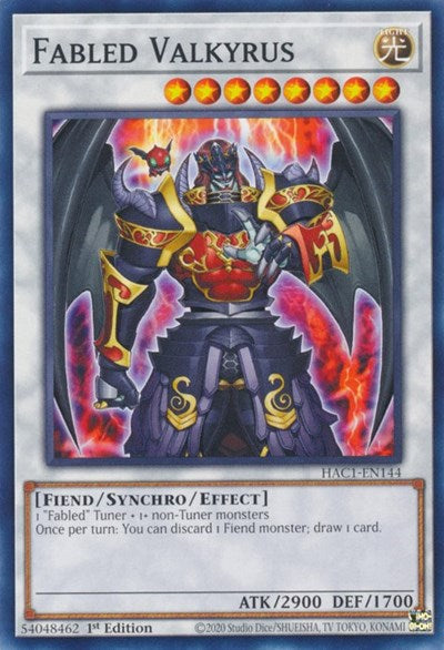 Fabled Valkyrus (HAC1-EN144) [Hidden Arsenal: Chapter 1]