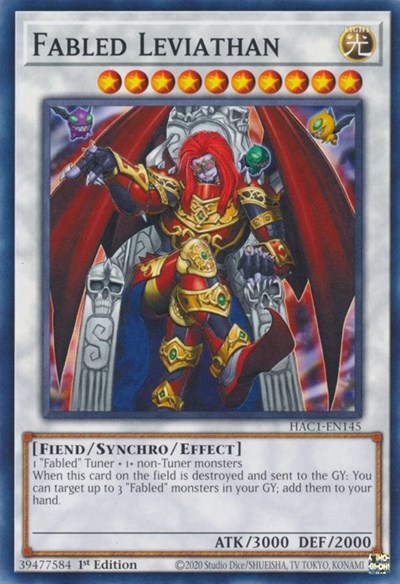 Fabled Leviathan (HAC1-EN145) [Hidden Arsenal: Chapter 1]