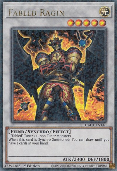 Fabled Ragin (Duel Terminal) (HAC1-EN146) [Hidden Arsenal: Chapter 1]