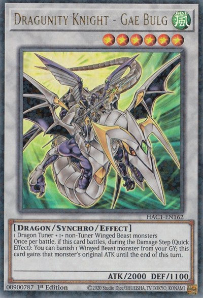 Dragunity Knight - Gae Bulg (Duel Terminal) (HAC1-EN162) [Hidden Arsenal: Chapter 1]