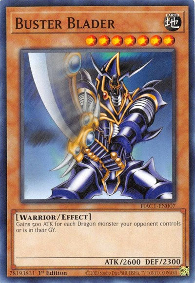 Buster Blader (HAC1-EN007) [Hidden Arsenal: Chapter 1]