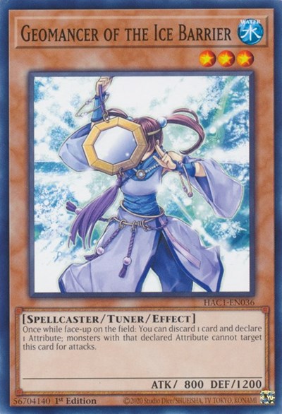 Geomancer of the Ice Barrier (HAC1-EN036) [Hidden Arsenal: Chapter 1]