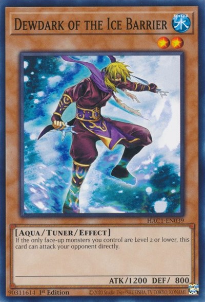 Dewdark of the Ice Barrier (HAC1-EN039) [Hidden Arsenal: Chapter 1]