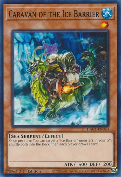 Caravan of the Ice Barrier (HAC1-EN040) [Hidden Arsenal: Chapter 1]