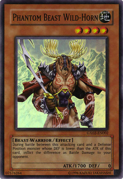 Phantom Beast Wild-Horn (GX02-EN002) [GX Tag Force Promo]