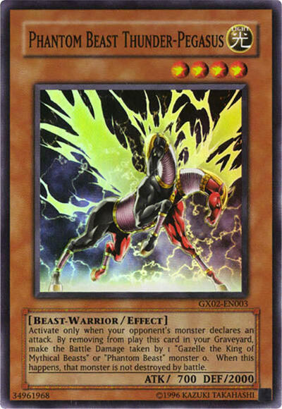 Phantom Beast Thunder-Pegasus (GX02-EN003) [GX Tag Force Promo]
