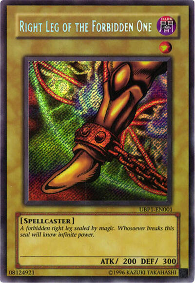 Right Leg of the Forbidden One (UBP1-EN001) [GX Ultimate Beginner's Pack 1]