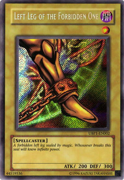 Left Leg of the Forbidden One (UBP1-EN002) [GX Ultimate Beginner's Pack 1]