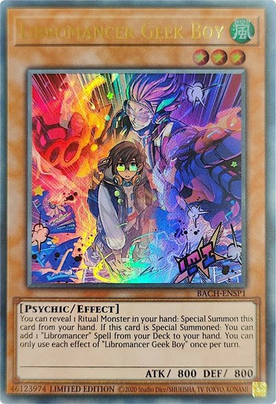 Libromancer Geek Boy (Premier Edition) (BACH-ENSP1) [Battle of Chaos]