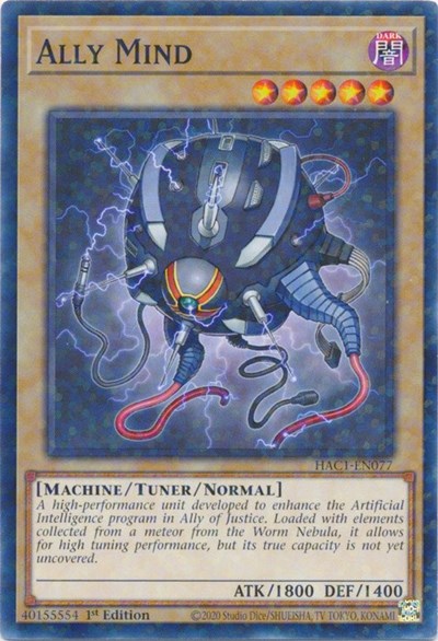 Ally Mind (Duel Terminal) (HAC1-EN077) [Hidden Arsenal: Chapter 1]