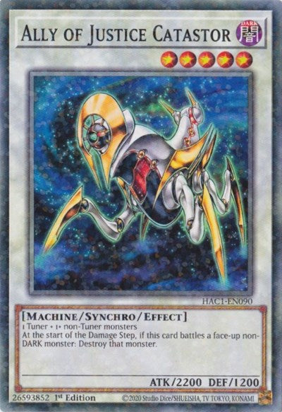 Ally of Justice Catastor (Duel Terminal) (HAC1-EN090) [Hidden Arsenal: Chapter 1]