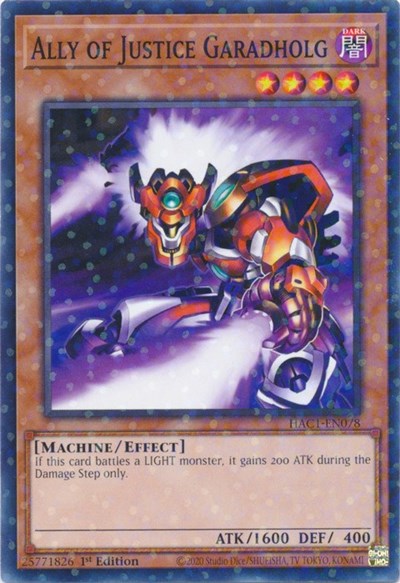 Ally of Justice Garadholg (Duel Terminal) (HAC1-EN078) [Hidden Arsenal: Chapter 1]