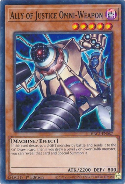 Ally of Justice Omni-Weapon (Duel Terminal) (HAC1-EN087) [Hidden Arsenal: Chapter 1]