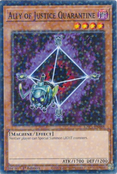 Ally of Justice Quarantine (Duel Terminal) (HAC1-EN088) [Hidden Arsenal: Chapter 1]