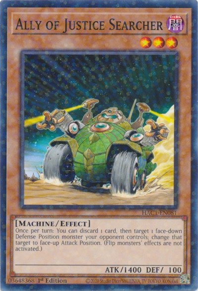 Ally of Justice Searcher (Duel Terminal) (HAC1-EN081) [Hidden Arsenal: Chapter 1]