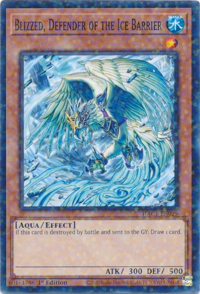 Blizzed, Defender of the Ice Barrier (Duel Terminal) (HAC1-EN029) [Hidden Arsenal: Chapter 1]