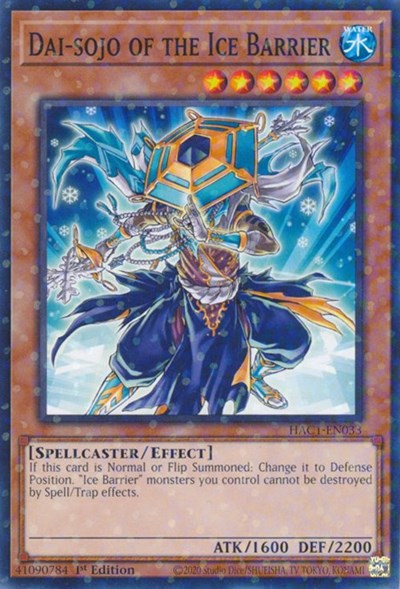 Dai-sojo of the Ice Barrier (Duel Terminal) (HAC1-EN033) [Hidden Arsenal: Chapter 1]