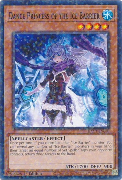 Dance Princess of the Ice Barrier (Duel Terminal) (HAC1-EN050) [Hidden Arsenal: Chapter 1]
