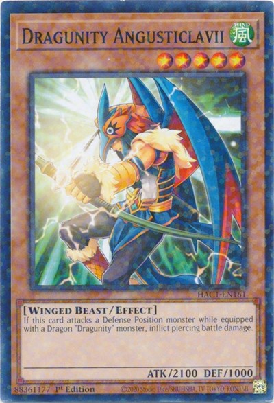 Dragunity Angusticlavii (Duel Terminal) (HAC1-EN161) [Hidden Arsenal: Chapter 1]