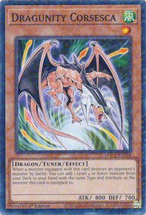 Dragunity Corsesca (Duel Terminal) (HAC1-EN158) - Hidden Arsenal: Chapter 1 1st Edition