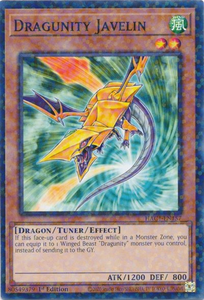 Dragunity Javelin (Duel Terminal) (HAC1-EN157) [Hidden Arsenal: Chapter 1]