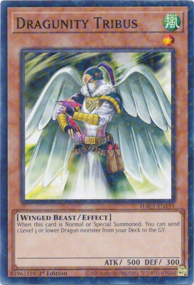 Dragunity Tribus (Duel Terminal) (HAC1-EN151) [Hidden Arsenal: Chapter 1]