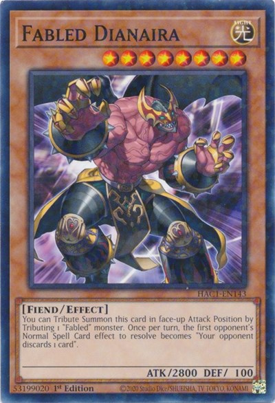 Fabled Dianaira (Duel Terminal) (HAC1-EN143) [Hidden Arsenal: Chapter 1]