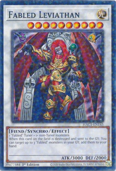 Fabled Leviathan (Duel Terminal) (HAC1-EN145) [Hidden Arsenal: Chapter 1]