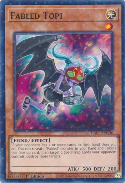 Fabled Topi (Duel Terminal) (HAC1-EN130) [Hidden Arsenal: Chapter 1]
