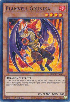 Flamvell Grunika (Duel Terminal) (HAC1-EN067) - Hidden Arsenal: Chapter 1 1st Edition