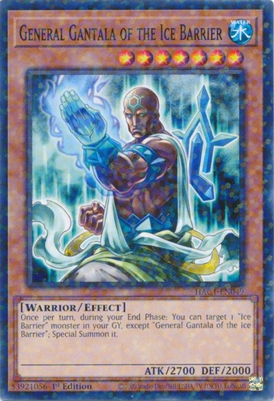 General Gantala of the Ice Barrier (Duel Terminal) (HAC1-EN049) [Hidden Arsenal: Chapter 1]