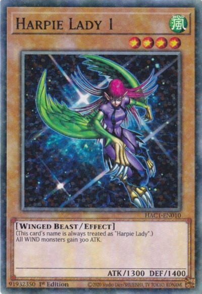 Harpie Lady 1 (Duel Terminal) (HAC1-EN010) [Hidden Arsenal: Chapter 1]
