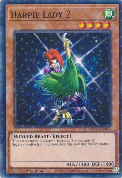 Harpie Lady 2 (Duel Terminal) (HAC1-EN011) [Hidden Arsenal: Chapter 1]