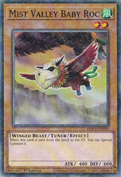 Mist Valley Baby Roc (Duel Terminal) (HAC1-EN059) [Hidden Arsenal: Chapter 1]