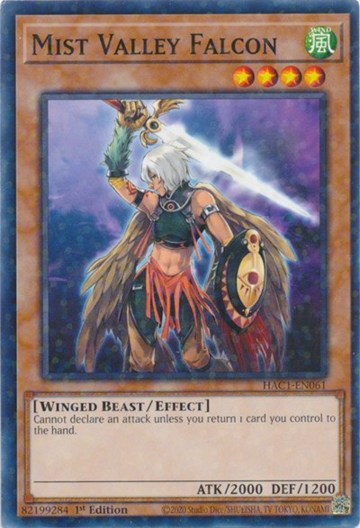 Mist Valley Falcon (Duel Terminal) (HAC1-EN061) [Hidden Arsenal: Chapter 1]