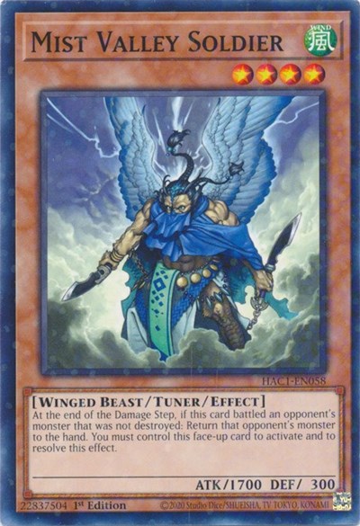 Mist Valley Soldier (Duel Terminal) (HAC1-EN058) [Hidden Arsenal: Chapter 1]