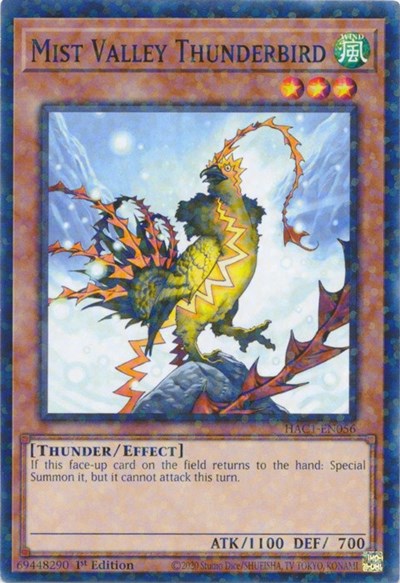 Mist Valley Thunderbird (Duel Terminal) (HAC1-EN056) [Hidden Arsenal: Chapter 1]