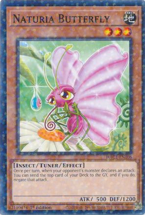 Naturia Butterfly (Duel Terminal) (HAC1-EN108) - Hidden Arsenal: Chapter 1 1st Edition