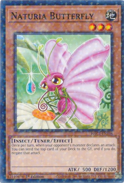 Naturia Butterfly (Duel Terminal) (HAC1-EN108) [Hidden Arsenal: Chapter 1]