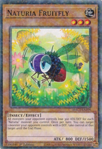 Naturia Fruitfly (Duel Terminal) (HAC1-EN106) [Hidden Arsenal: Chapter 1]