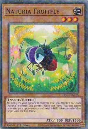 Naturia Fruitfly (Duel Terminal) (HAC1-EN106) - Hidden Arsenal: Chapter 1 1st Edition