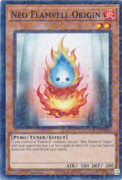 Neo Flamvell Origin (Duel Terminal) (HAC1-EN069) [Hidden Arsenal: Chapter 1]