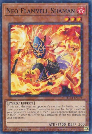 Neo Flamvell Shaman (Duel Terminal) (HAC1-EN071) [Hidden Arsenal: Chapter 1]