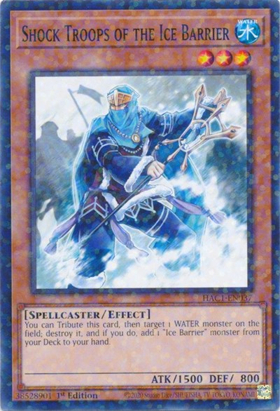 Shock Troops of the Ice Barrier (Duel Terminal) (HAC1-EN037) [Hidden Arsenal: Chapter 1]