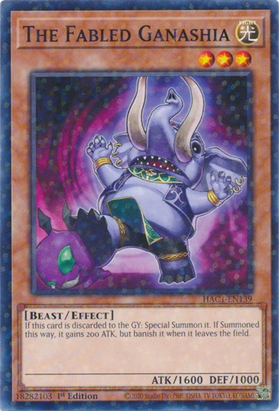 The Fabled Ganashia (Duel Terminal) (HAC1-EN139) [Hidden Arsenal: Chapter 1]